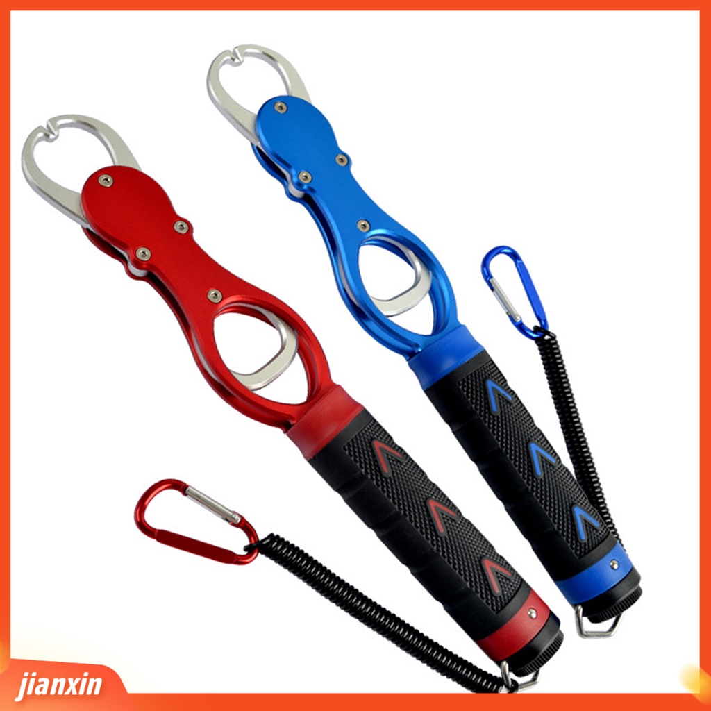 (In Stock) Portabel Paduan Aluminium Memancing Grip Hook Lip Gripper Tackle Alat Aksesori