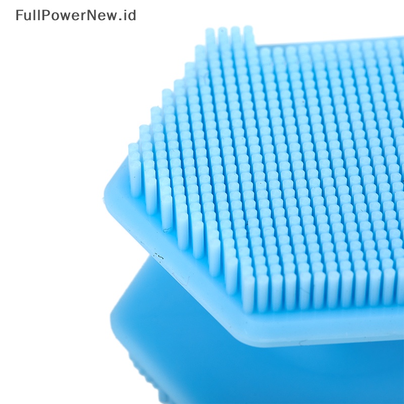 Power Sikat Pembersih Wajah Silikon Alat Pijat Scrubber Cleanser Facial Washer Scrubber ID