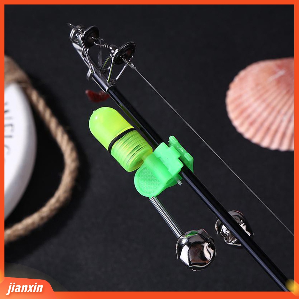 (In Stock) LED Light Night Fishing Lamp Luminous Stick Bell Ring Bite Alarm Aksesoris