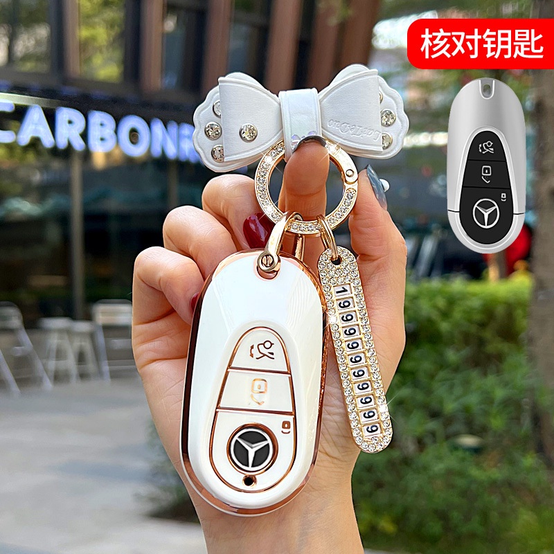 Untuk Mercedes-Benz 3B remote control key shell Untuk Pengganti W203 W210 W211 smart key shell