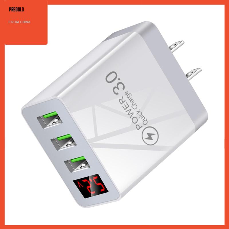 [Predolo] Charging Station 3port Compact Untuk Travel Charging Standar As