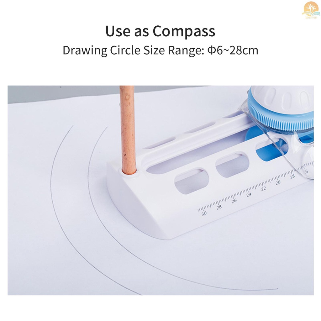 In Stock Circular Paper Trimmer Craft Circle Cutter Alat Pemotong Bulat Manual Kompas Gambar Untuk DIY Scraptbook Arts Cardstocks Model Cards Supplies