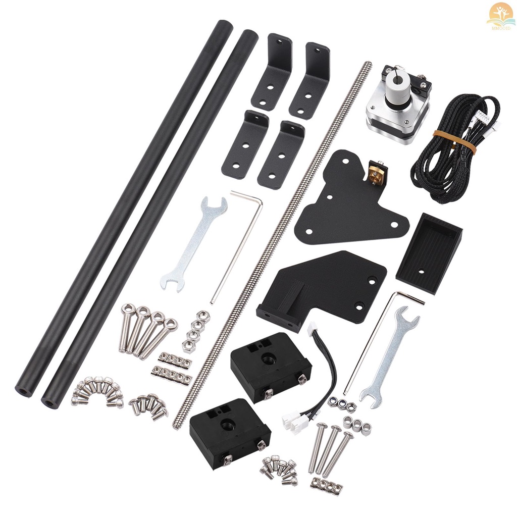 In Stock Aksesoris Printer 3D Ender-3 Dual Z Axis Leading Screw Rod Upgrade Kit &amp; Tongkat Pendukung Set Pull Rod Kit Reinforce Anti-Shaking Untuk Creality Ender-3