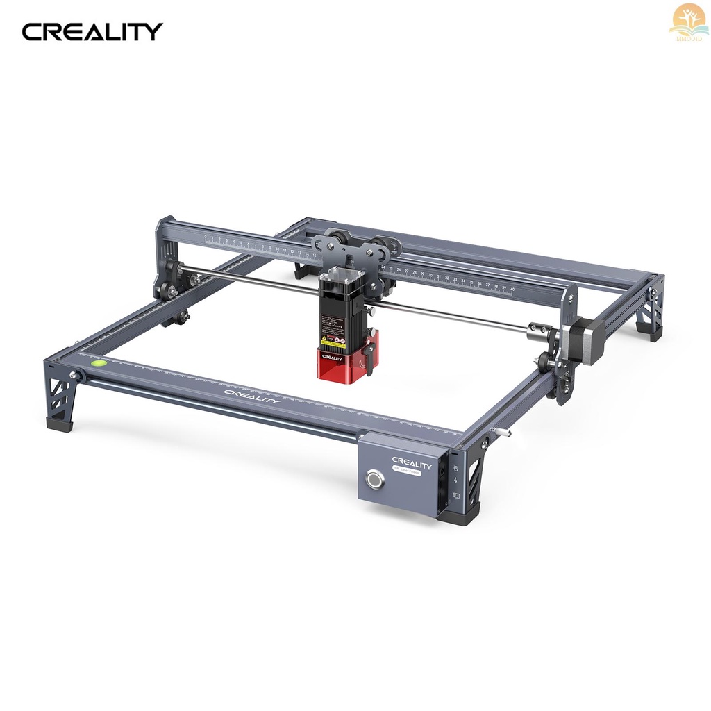 In Stock Orignal Creality CR-Laser Falcon Laser Engraver 5W Compression Spot Fokus Cepat Anodized Paduan Aluminium Struktur Built-In Leveler Penyerapan Debu Penutup Laser Pelindung