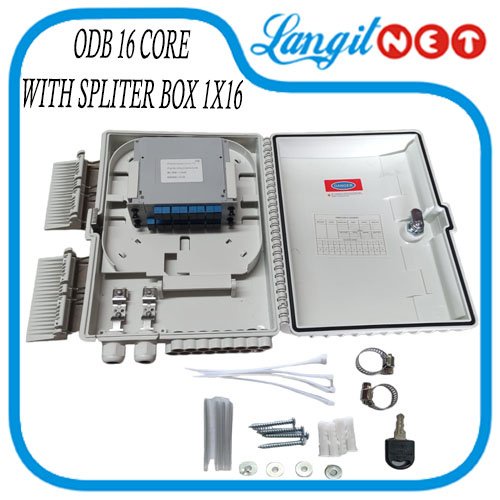 OUTDOOR BOX ODB 16 CORE INCLUDE SPLITTER BOX 1X16