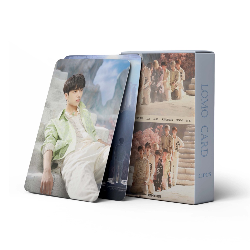 55pcs /box EN-HYPEN Album Kurban Photocards Eat Me Up Lomo Card ENHYPEN Kpop Postcards