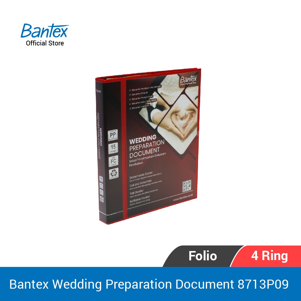 

[Artomas] Bantex Binder Wedding Preparation Document - 8716P09