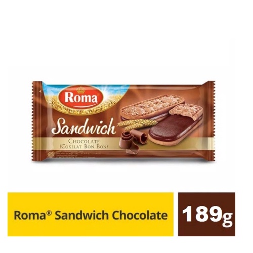 

ROMA SANDWICH COKELAT / 189 GRAM