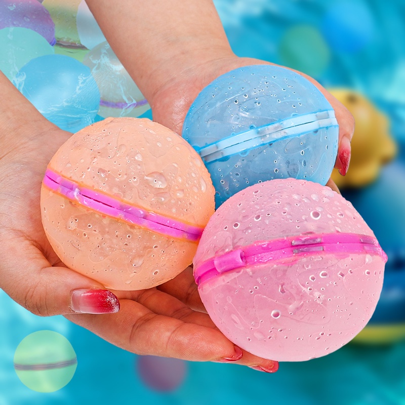 [Fitur] 1pc Mainan Bermain Pantai/Balon Air Lembut/Kolam Renang Water Splash Ball/Self Sealing Water Bomb/Reusable Children Water Ball/Perlengkapan Pesta Musim Panas