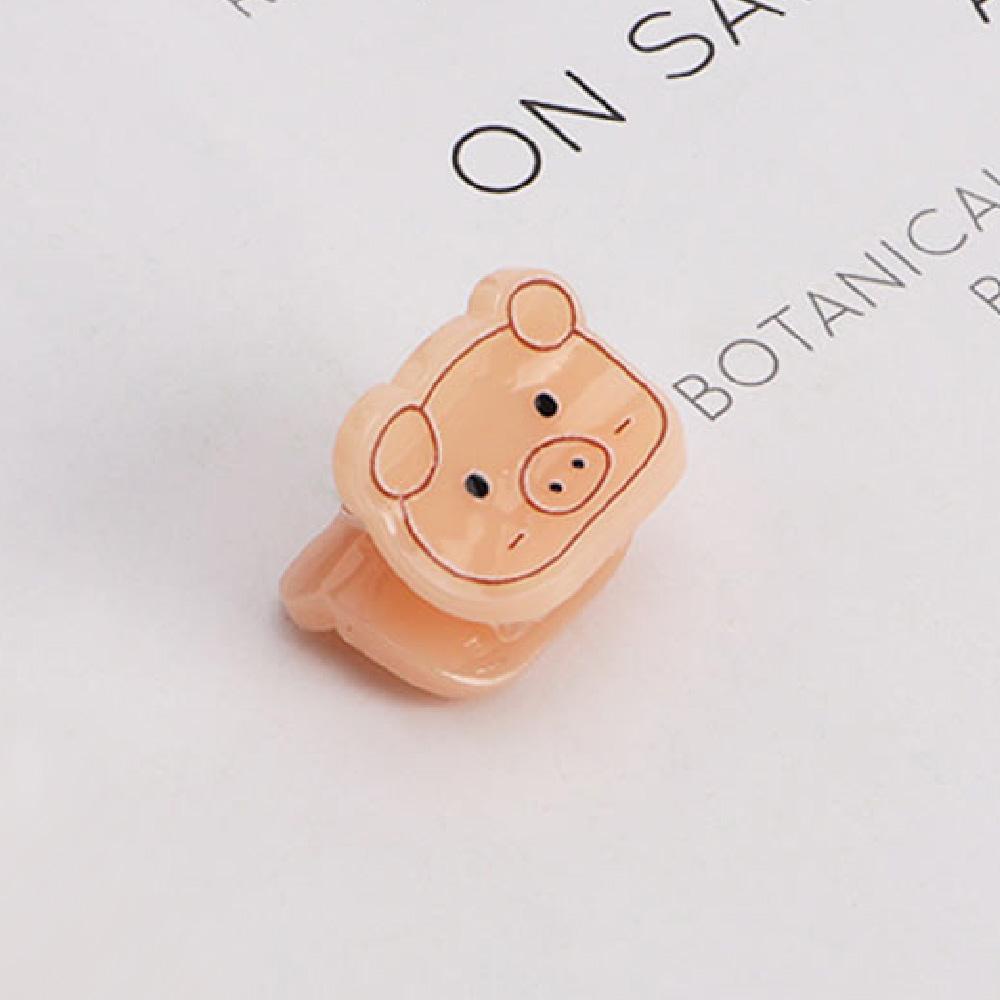 AUGUSTINA Hair Claw Clip Mini Bunny Cherry Smile Face Beruang Akrilik Gaya Korea Jepit Rambut
