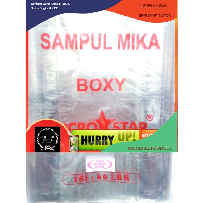 

Sampul Buku Plastik Mika icrostar Bening kuarto dan Boxy / Maxi Campus / Big Boss / B5 (1 Pack = 10 Lembar)