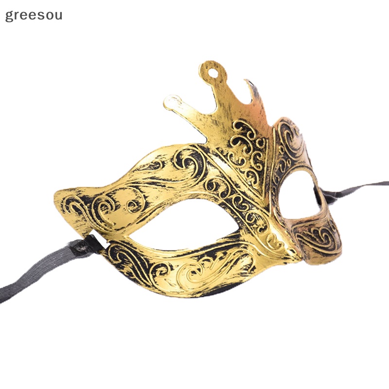 Greesou Woman Sexy Man Gentleman Masquerade Ball Topeng Halloween Masquerade Party ID