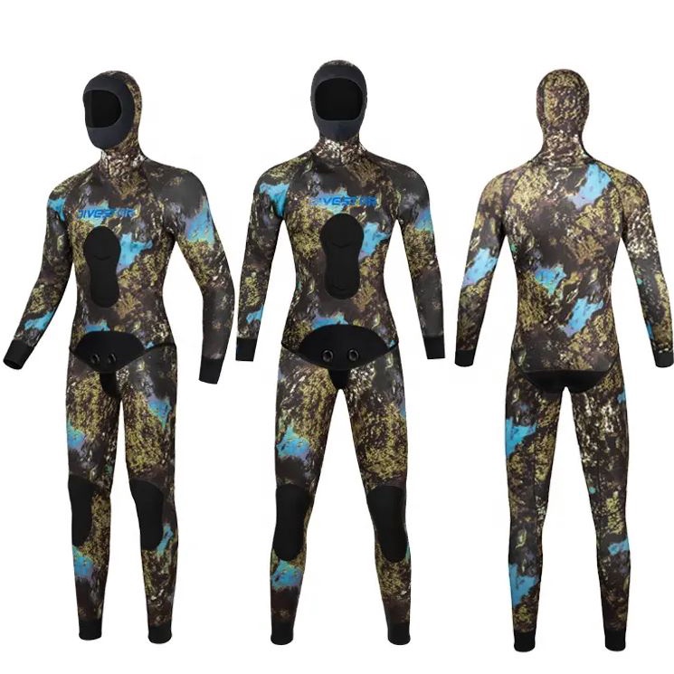 Wetsuit Divestar Camo Green Blue 3mm