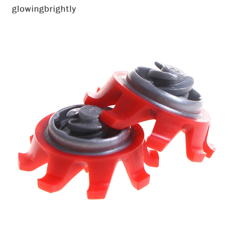 [glowingbrightly] 14x Red Golf Shoes Paku Fast Twist Studs Cleats Softspikes Untuk Footjoy TFX