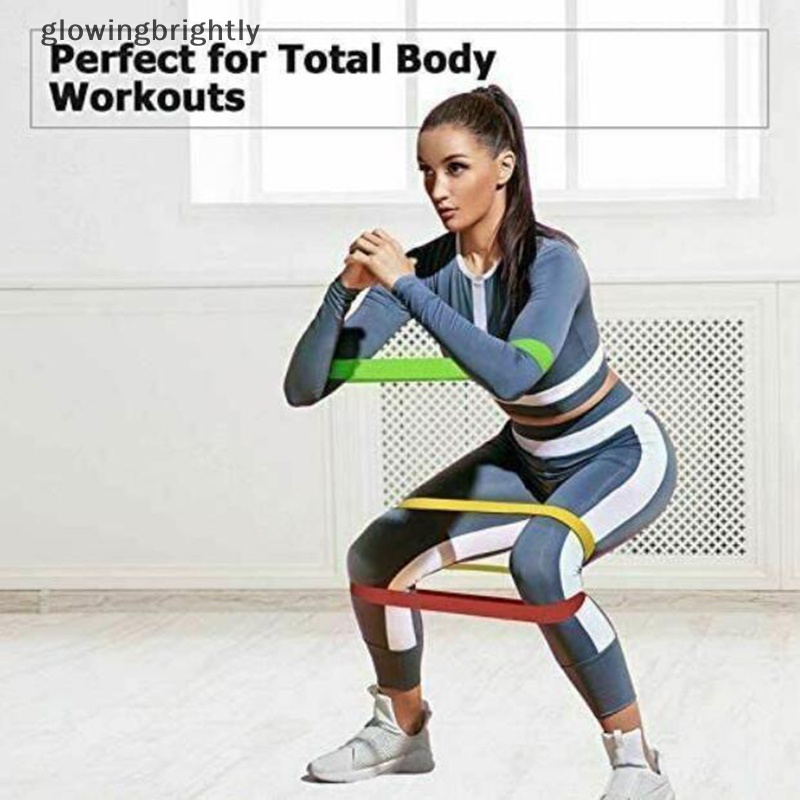 [glowingbrightly] Resistance Band Loop Workout Elastic Band Fitness Training Karet Gym Yoga TFX