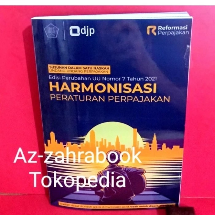 buku harmonisasi peraturan perpajakan