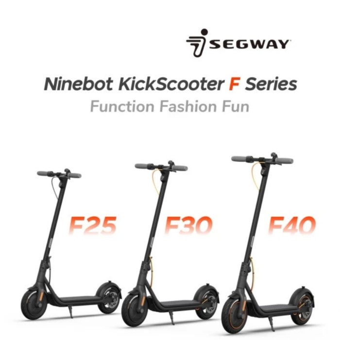 Ninebot Segway F25 / F30 / F40 Electric Scooter By Segway - Ninebot F40