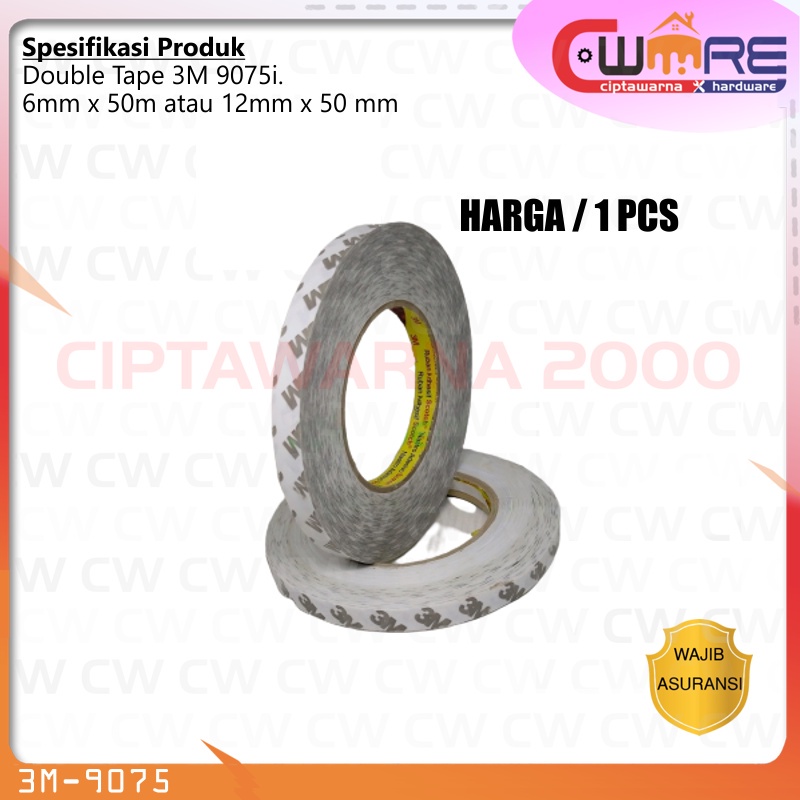 

3M 9705 Double tape Kertas tissue Size 12mm x 50m 9075i
