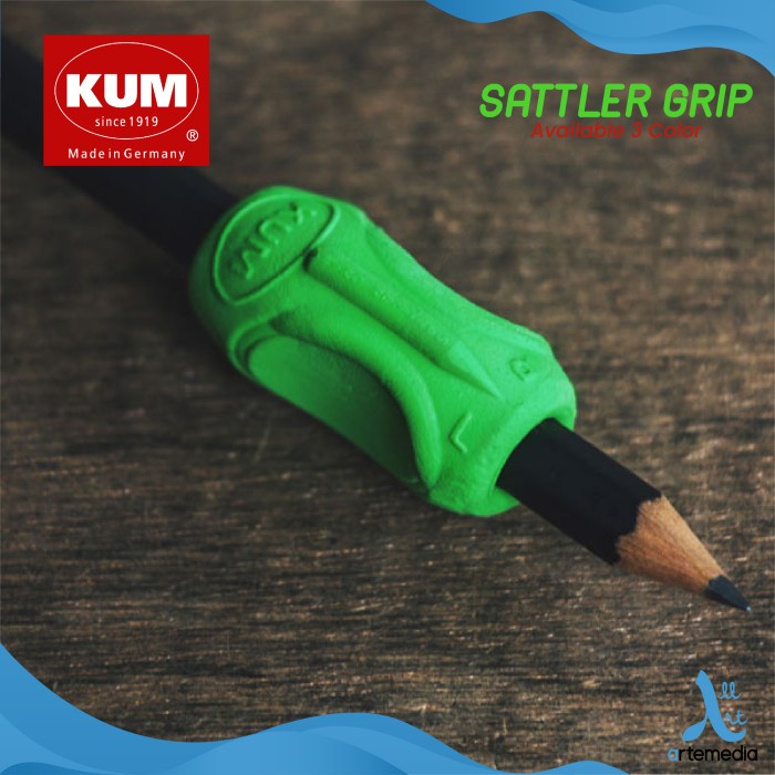 

Pencil Grip KUM Sattler Grip Alat Bantu Menulis - RED