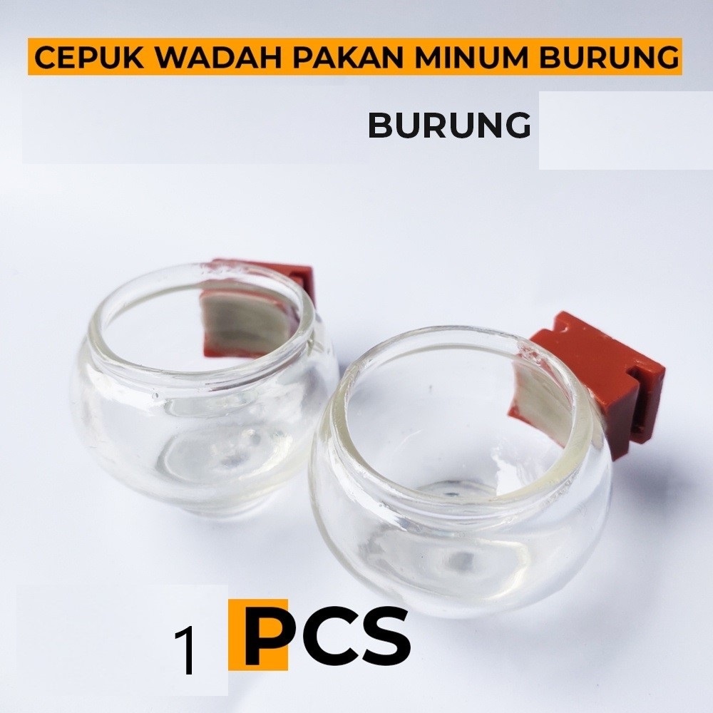 READY CEPUK GA RAIHAN KW 1 PCS CUNGKOK ANTI TUMPAH UKURAN KECIL SEDANG BESAR WADAH TEMPAT PAKAN MAKA
