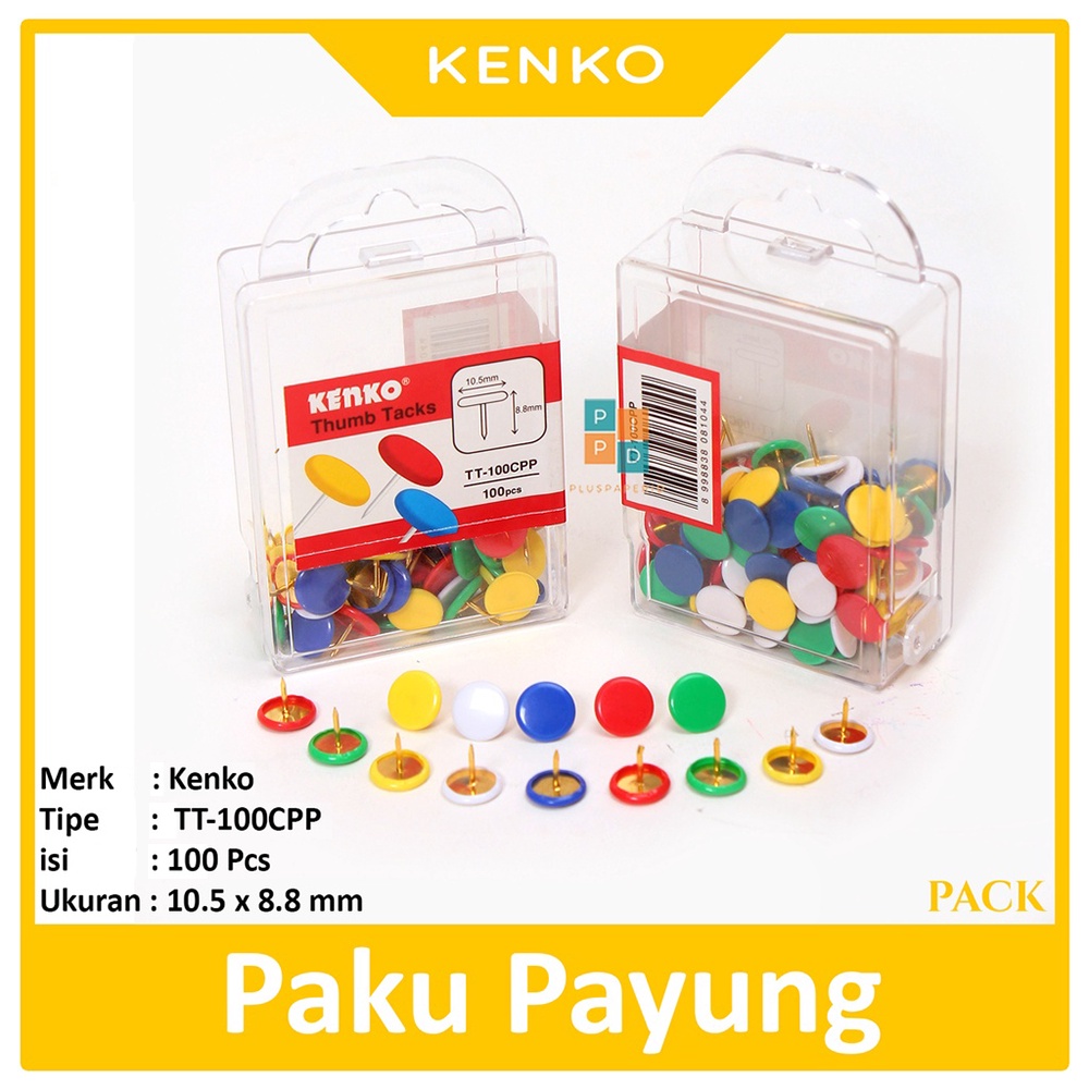 

KENKO - Paku Payung TT-100CPP Thumb Tack - Pack