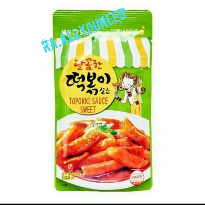 

Sauce Tokpokki Sempio Topokki Tteokbokki Sauce (Sweet ) 150gr -