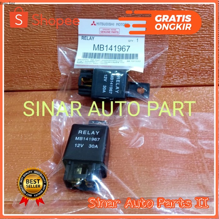 SAP2 RELAY LAMPU MITSUBISHI L300 OMRON 12VOLT KAKI 4