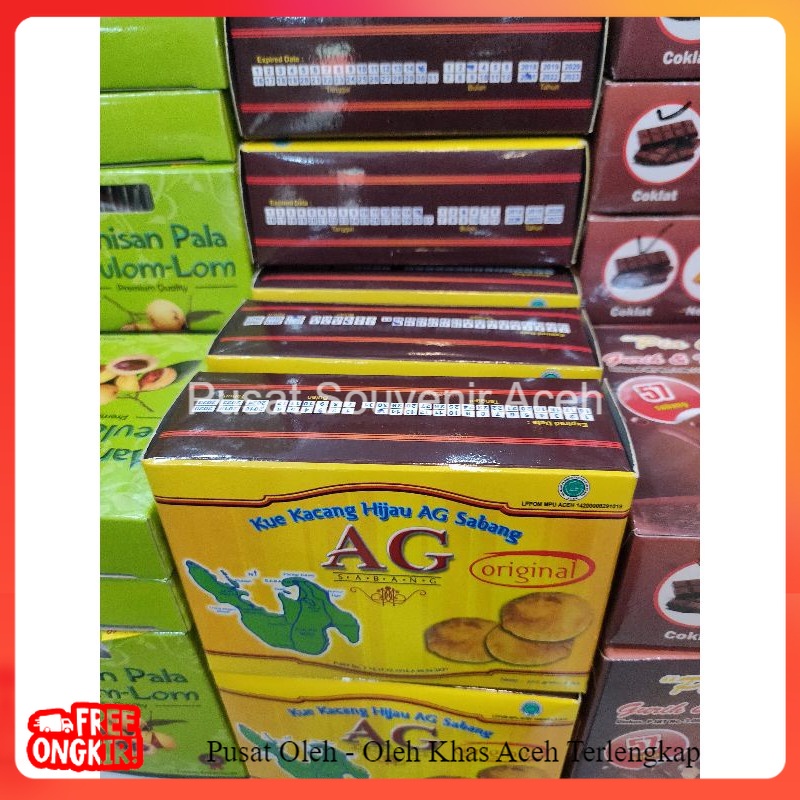 Kue AG bakpia kacang hijau Sabang | oleh-oleh khas Aceh