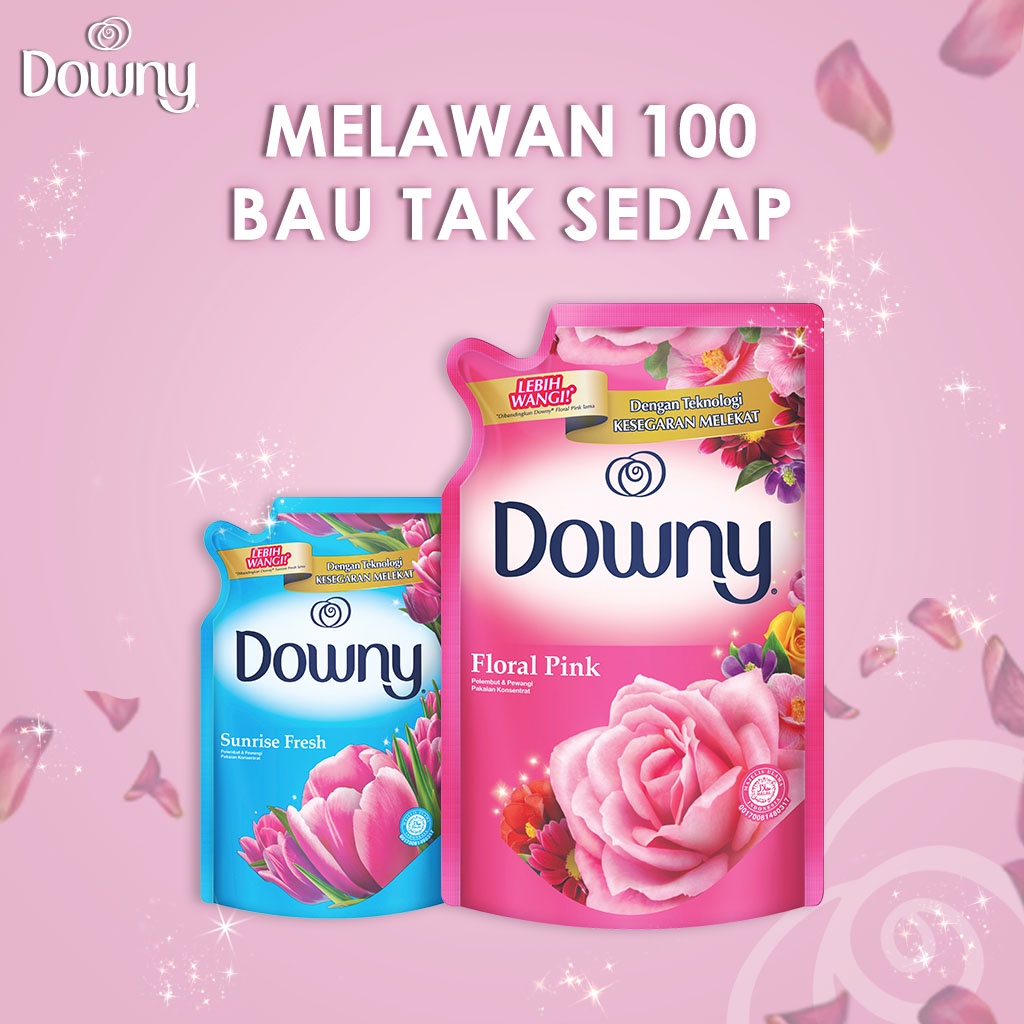 [Denpasar]-Downy Pewangi dan Pelembut Pakaian Konsentrat Floral Pink 950ml-[EXPIRY DATE:01-10-2023]