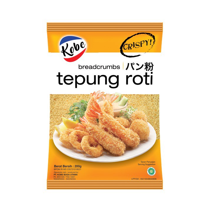 

Kobe Crispy Tepung Roti 200 gr