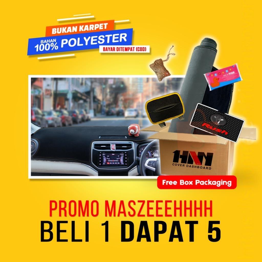 COVER DASHBOARD MOBIL ALL NEW RUSH - ALAS KARPET PELINDUNG DASBOR TOYOTA 2018 2019 2020 2021
