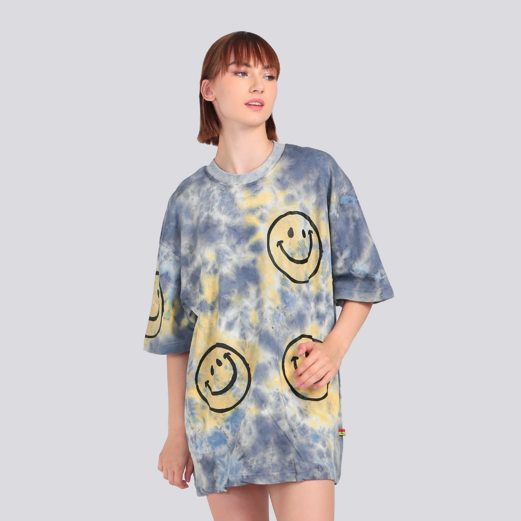 Tshirt Oversize Tiedye Smilley Mc.F Supply co