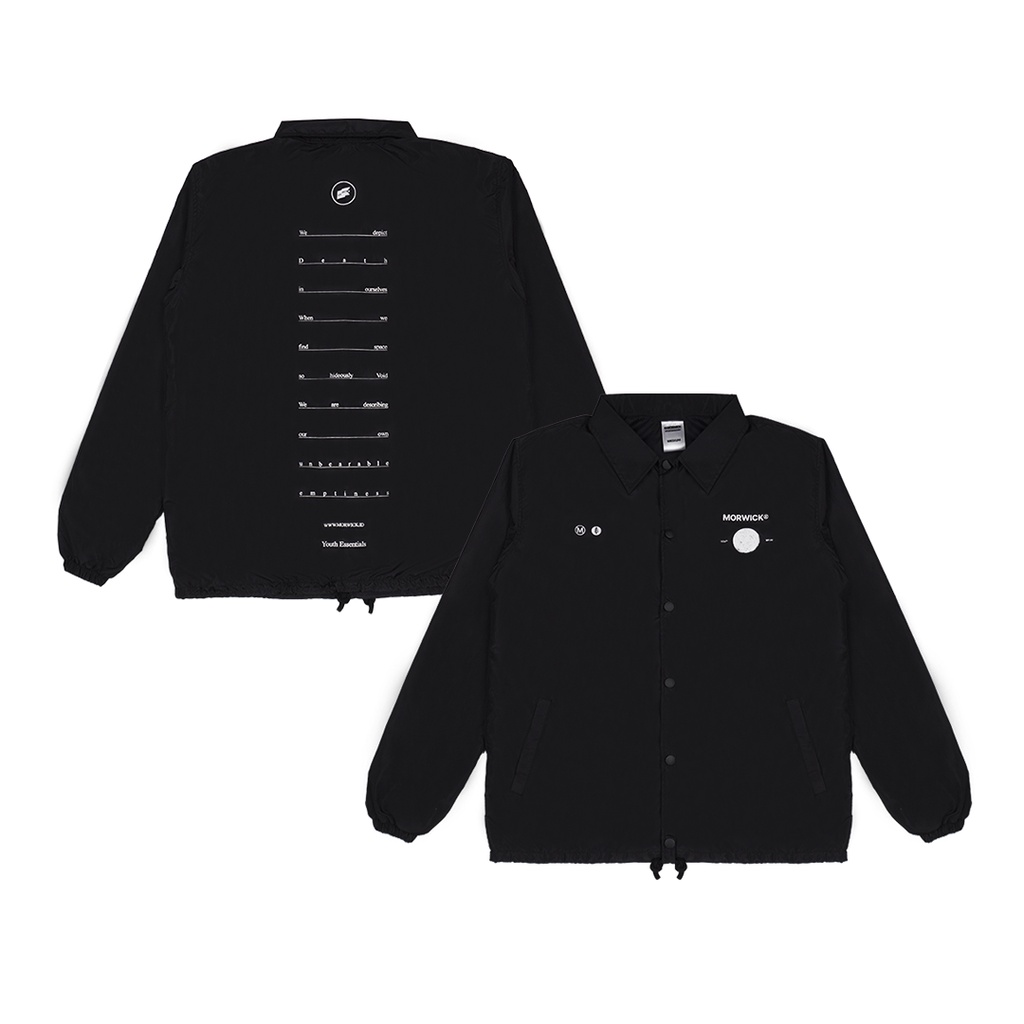 MORWICK - Coach Jaket Pria - Void - Hitam