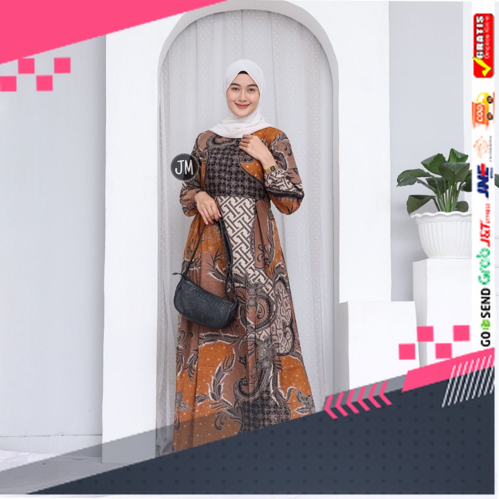 BAJU GAMIS MODEL BARU TERMURAH STYLE TRENDY /GAMIS BATIK SRIWEDARI MAXI BUMIL/BUSUI KATUN SOGAN ALLS