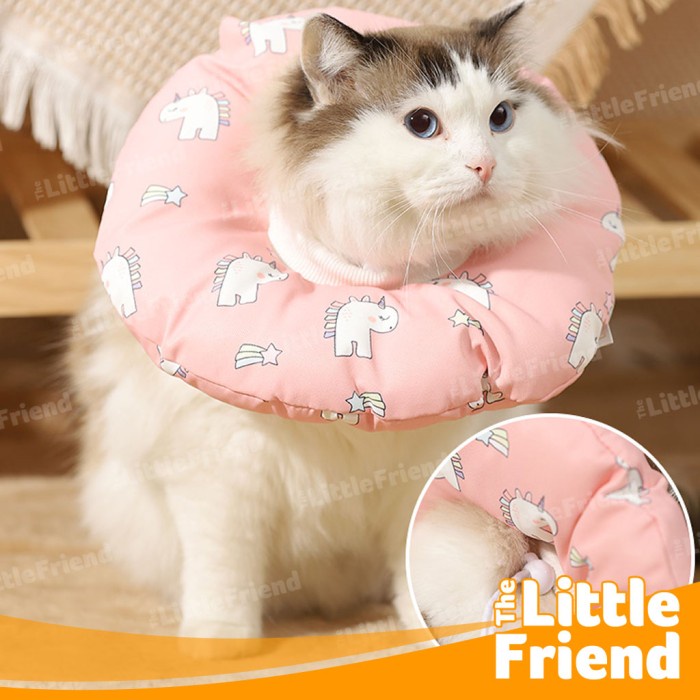 Pelindung Leher Corong Elizabeth Ring Cone Collar Anjing Kucing Bantal