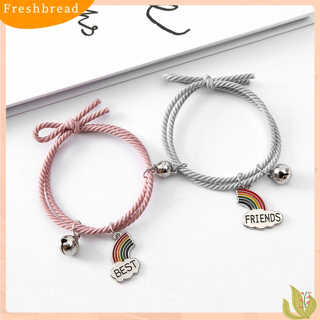 &lt; Freshbread &gt; 2Pcs Braided Bracelets Hand Made Adjustable Pengerjaan Halus Elastis Dinosaurus Dekorasi Hias Minimalis Pasangan ic Senada Gelang Aksesori Pakaian