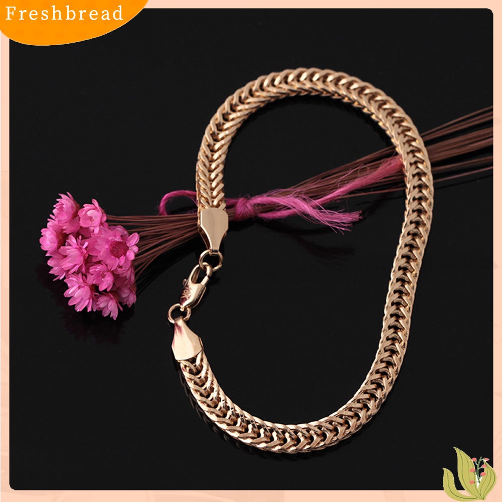 &lt; Freshbread &gt; Nightclub Pria Wanita Alloy Rantai Pasangan Hadiah Gelang Bangle Persahabatan Perhiasan