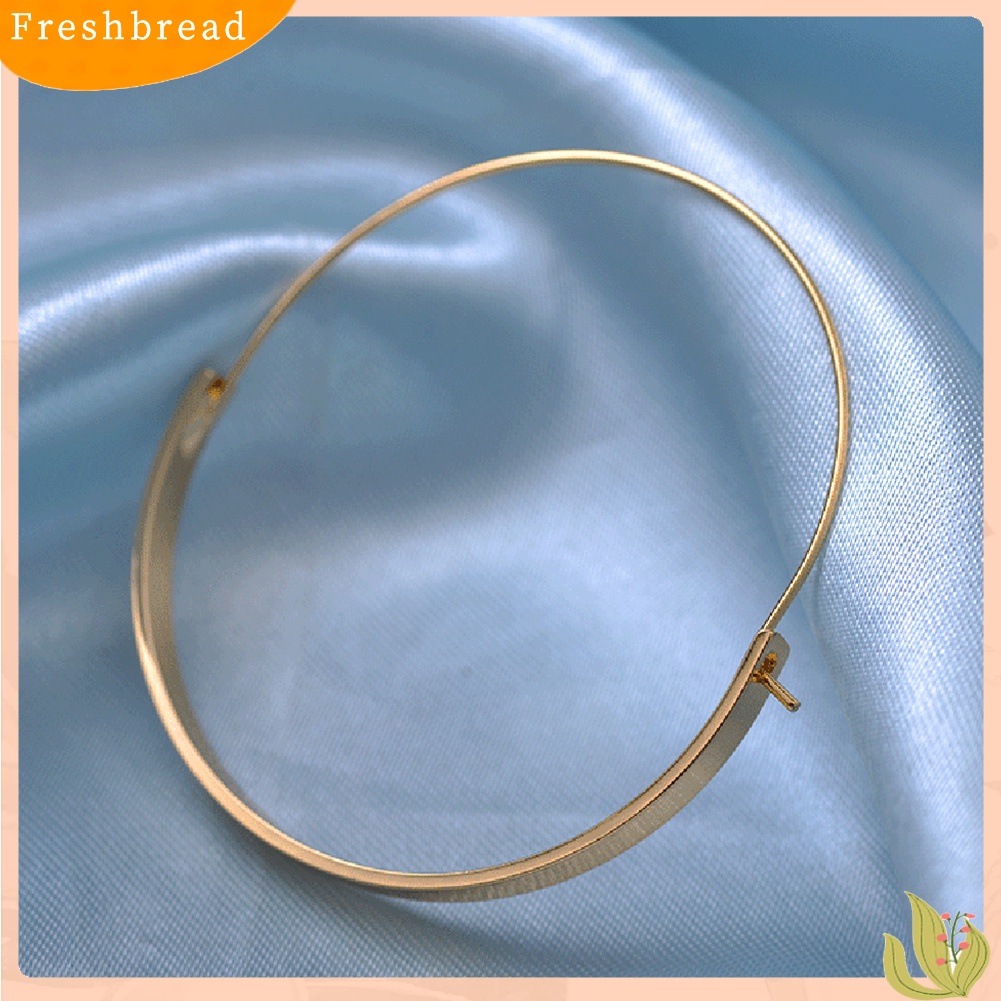 &lt; Freshbread &gt; Fashion Paduan Tidak Teratur Anting Hoop Wanita Pesona Pesta Perjamuan Perhiasan Dekorasi