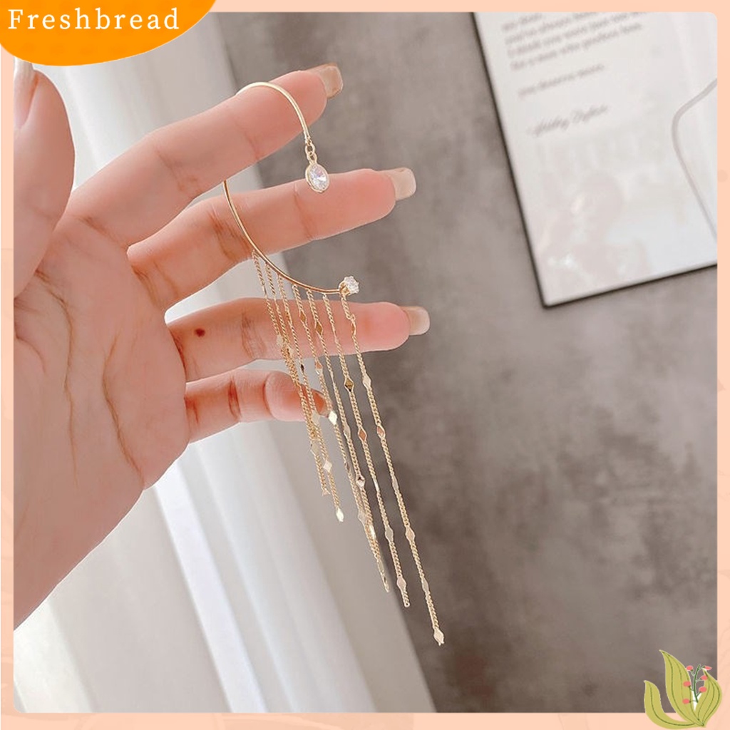 &lt; Freshbread &gt; 1Pc Klip Anting Jumbai Ear Wrap Jenis Perhiasan Berlebihan Manset Telinga Vintage Untuk Pesta