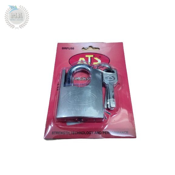 Kunci Gembok Jaket Jacket Ats 50mm Kunci Pintu Pagar Gudang 50 mm Mdl OLS Kunci Gembok Jaket 50 mm ATS Pagar Rumah Rantai + 4 Anak Kunci MURAH!