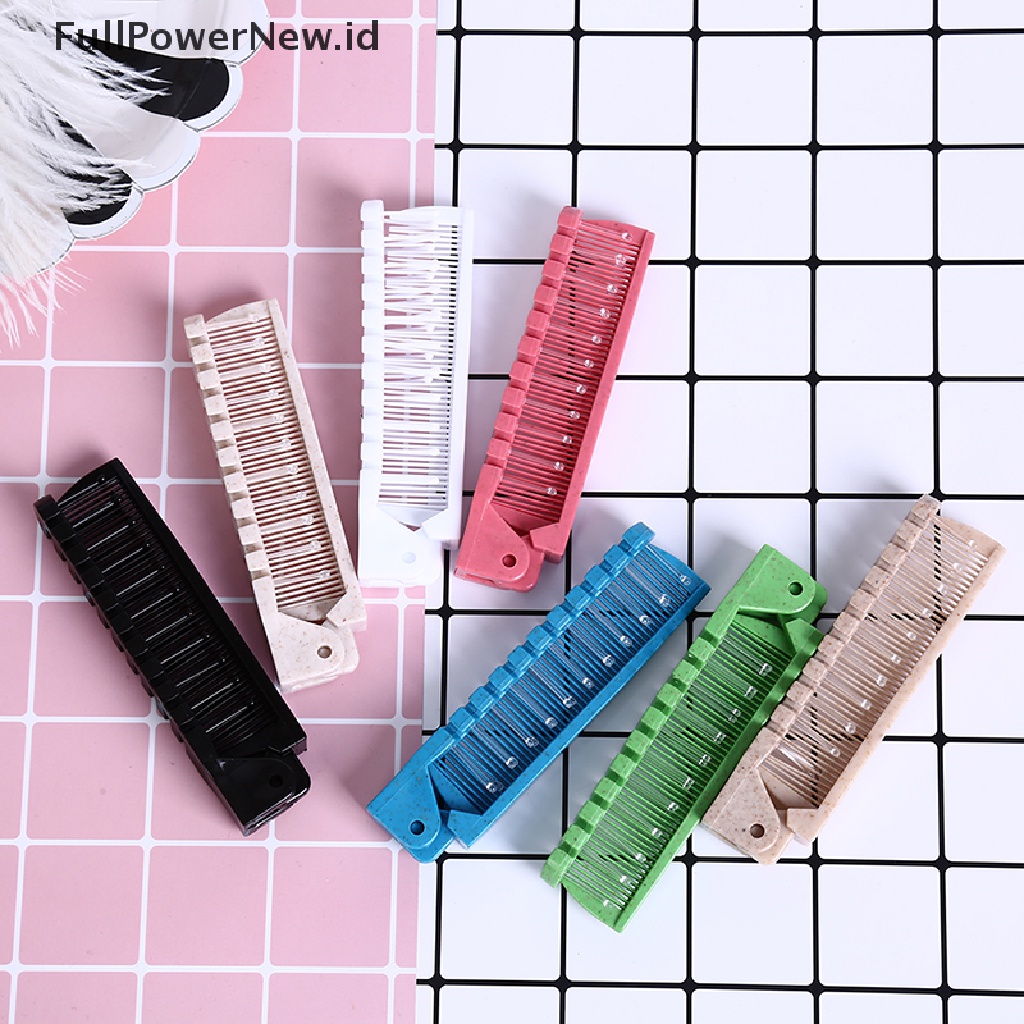 Power portable travel hair comb brush Sisir Rambut Pijat Lipat Sisir Kursi anti Karat ID