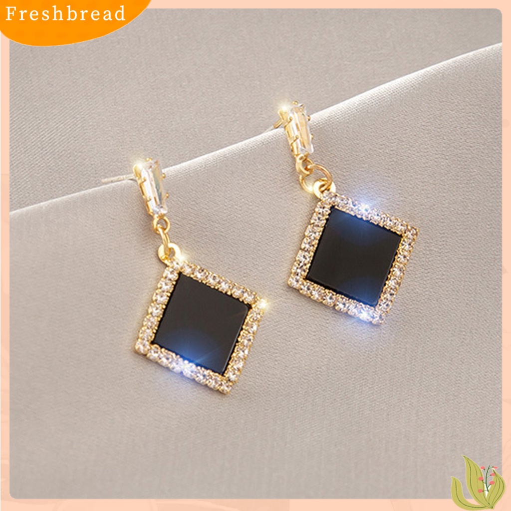 {In Stock} 1pasang Anting Menjuntai Hati Berlian Imitasi Perhiasan Gaya Korea Mutiara Imitasi Stud Earrings Hadiah Ulang Tahun