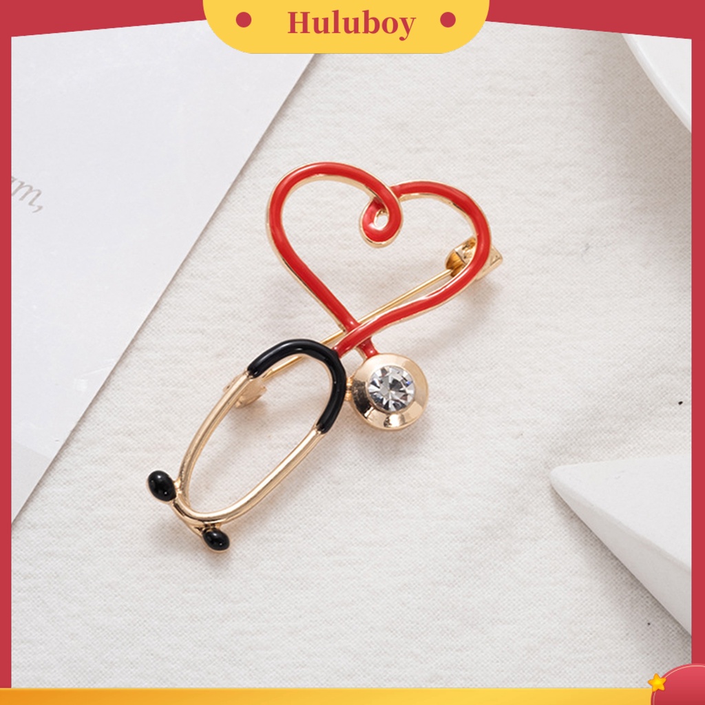 {Ready Stock} Kartun Hati Bros Pin Fashion Wanita Pria Pakaian Tas Dekorasi