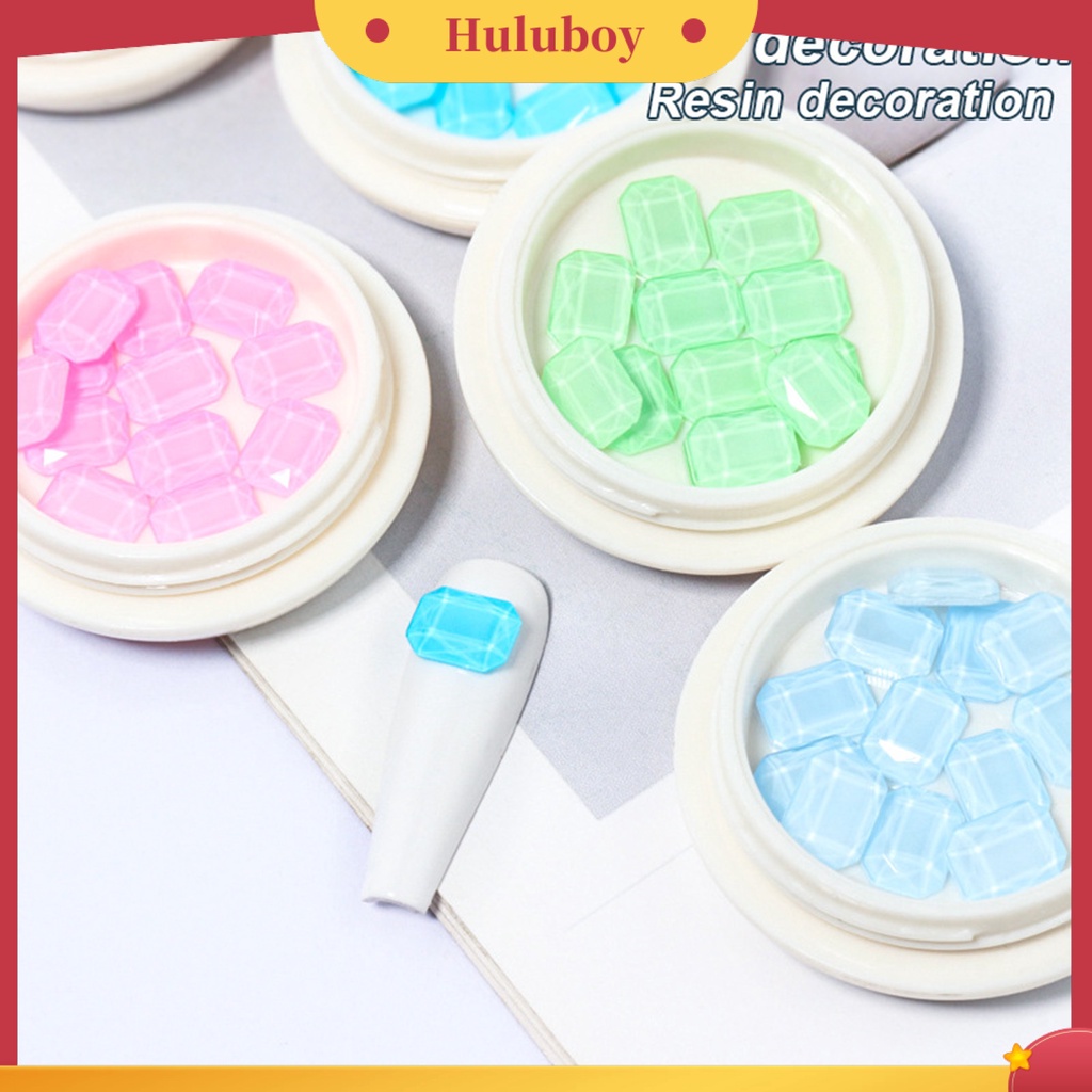 {In Stock} 1kotak Hiasan Kuku Tiga Dimensi Super Mengkilap Mudah Ditempel Non-Drop Persisten Hidup DIY Dekorasi Nail Art Ornamen Kristal Imitasi Untuk Salon