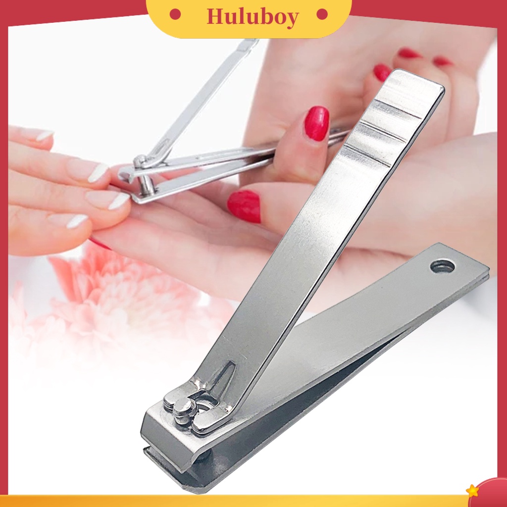 {In Stock} Manicure Cutter Perawatan Kuku Non-slip Pemangkas Gunting Kuku Mulut Datar Bahan Stainless Steel Untuk Kecantikan