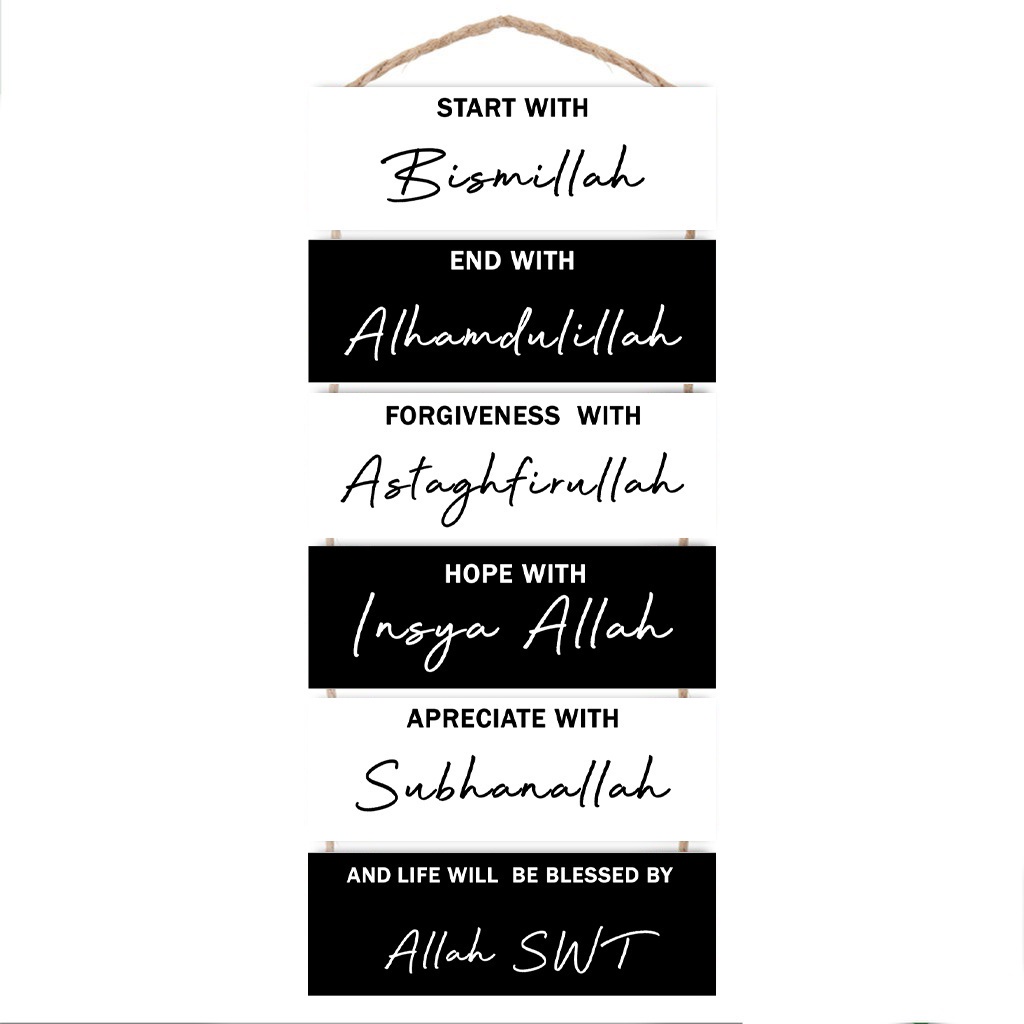 Hiasan Dinding supaya hidup di berkati oleh allah hiasan Islami Kaligrafi Dekorasi Pajangan Rumah Wall Decor