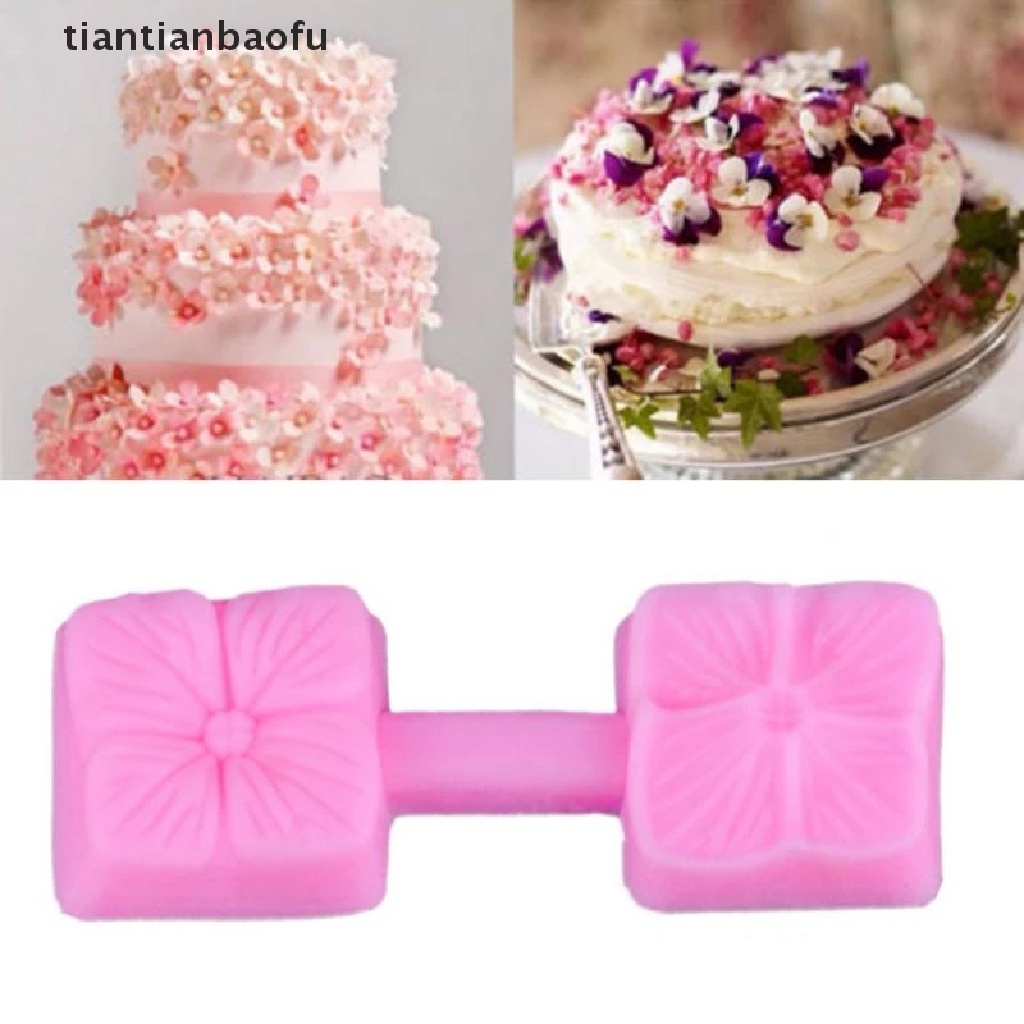 [tiantianbaofu] Kelopak Bunga Silikon Fondant Kue Coklat Decorag Cetakan Kue Aksesoris Butik