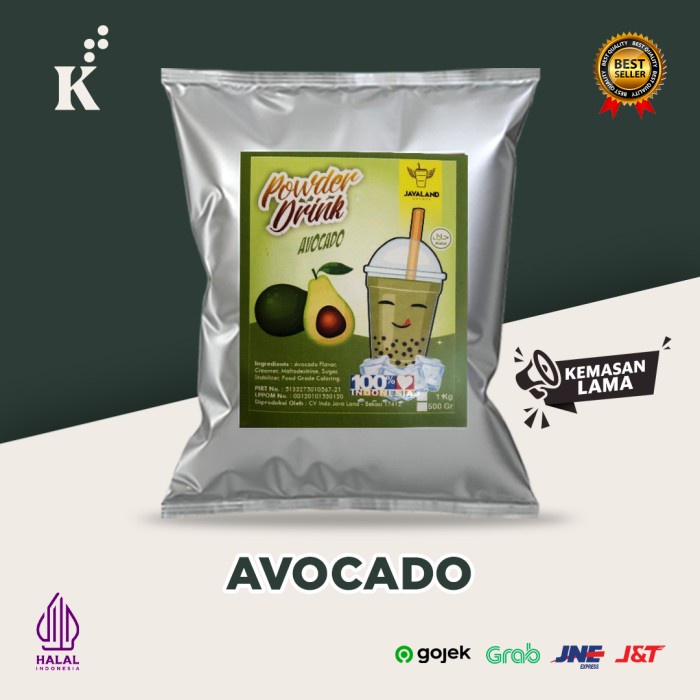 

✨NEW✨ -Bubuk Minuman Bubble Powder Drink Alpukat ORIGINAL Javaland 1kg- 2.2.23