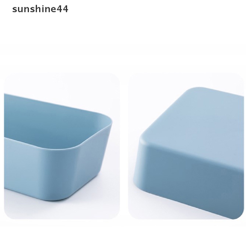 Sunshine Combinable Storage Box Desktop Tempat Penyimpanan Kosmetik Makeup Pakaian Peralatan Makan ID