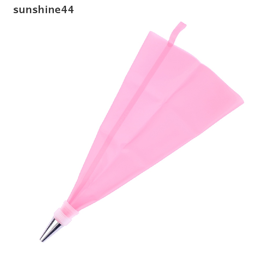 Sunshine al Cake Decorag Tools Silicone Pastry Bag Aksesoris Dapur ID